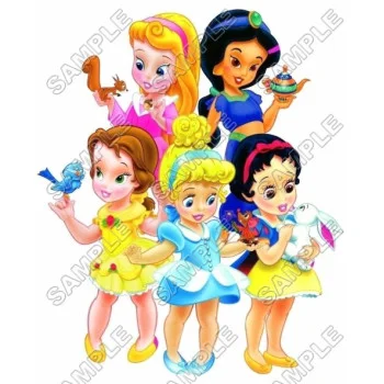 Disney Princess Babies  DTF Iron on Transfer - Ready to Press #13