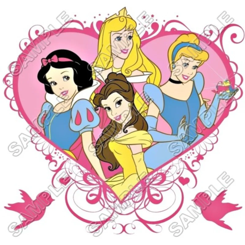 Disney Princess DTF Iron on Transfer - Ready to Press #12 Disney Princess DTF Iron on Transfer - Ready to Press #12
