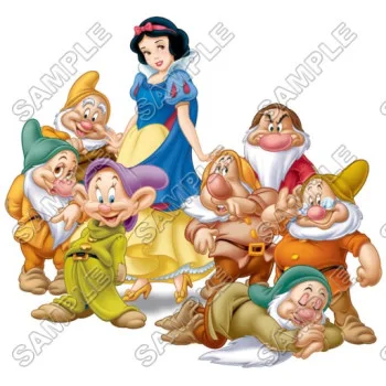 Disney Princess Snow White and the Seven Dwarfs DTF Iron on Transfer - Ready to Press #1