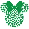Disney St Patrick Shamrock Iron On Transfer Vinyl HTV Disney St Patrick Shamrock Iron On Transfer Vinyl HTV