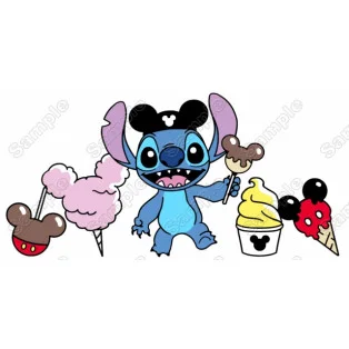 Disney Vacation Lilo and Stitch DTF Iron on Transfer - Ready to Press 