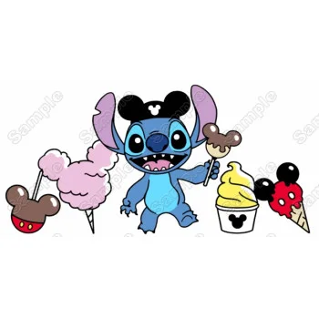 Disney Vacation Lilo and Stitch DTF Iron on Transfer - Ready to Press 