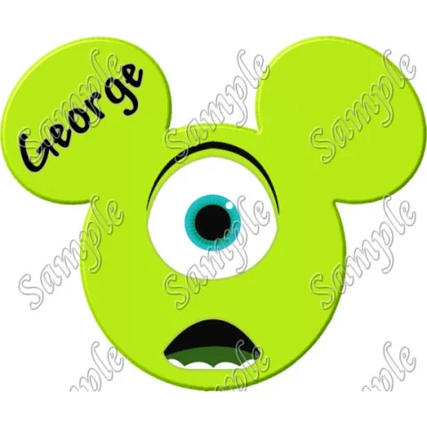 Disney Vacation Mike Wazowski Custom Personalized DTF Iron on Transfer - Ready to Press #28 Disney Vacation Mike Wazowski Custom Personalized DTF Iron on Transfer - Ready to Press #28
