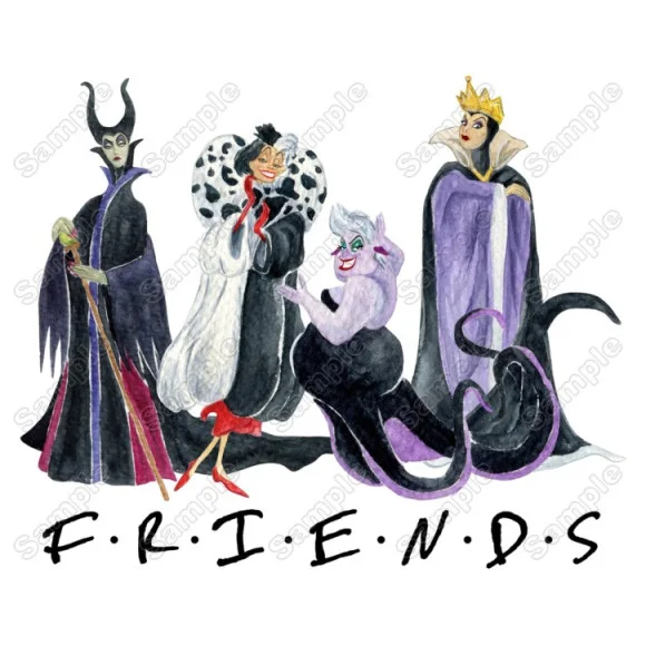 Disney Villains Heat Iron on Transfer - Ready to Press Disney Villains Heat Iron on Transfer - Ready to Press