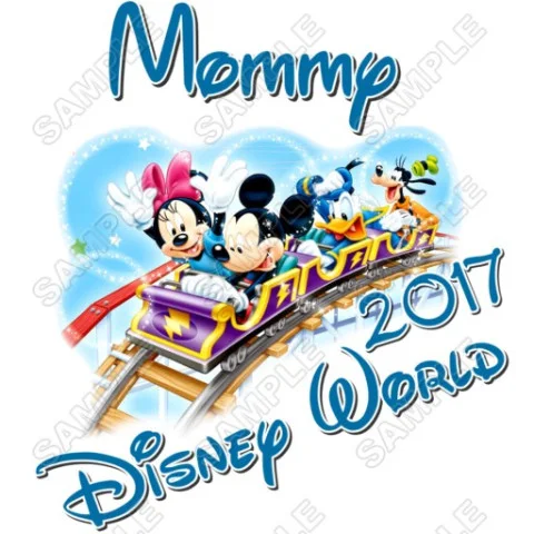 Disney World Disneyland Vacation Cruise Personalized Custom DTF Iron on Transfer - Ready to Press #50 Disney World Disneyland Vacation Cruise Personalized Custom DTF Iron on Transfer - Ready to Press #50