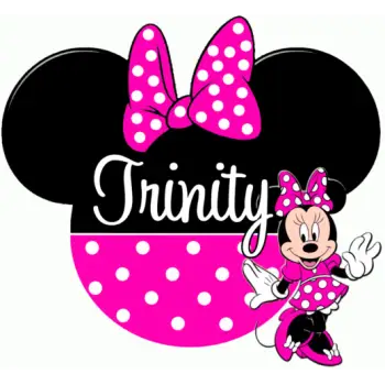 Disney World Disneyland  Vacation Minnie Mouse Custom Personalized DTF Iron on Transfer - Ready to Press #50