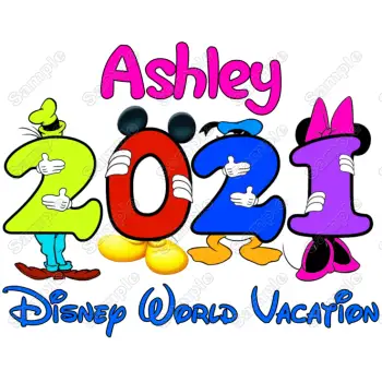 Disney World  Vacation Cruise  Personalized  Custom  DTF Iron on Transfer - Ready to Press #4