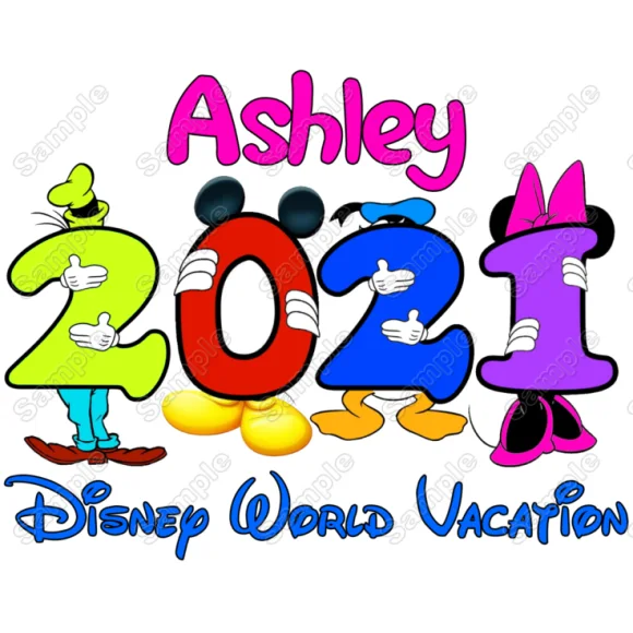 Disney World  Vacation Cruise  Personalized  Custom  DTF Iron on Transfer - Ready to Press #4