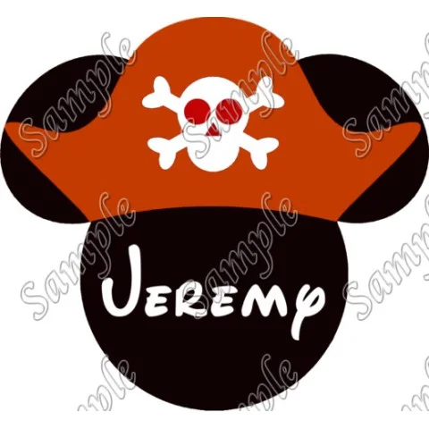 Disney World Vacation Mickey Mouse Pirate Custom Personalized DTF Iron on Transfer - Ready to Press #33 Disney World Vacation Mickey Mouse Pirate Custom Personalized DTF Iron on Transfer - Ready to Press #33
