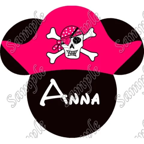 Disney World Vacation Minnie Mouse Pirate Custom Personalized DTF Iron on Transfer - Ready to Press #34 Disney World Vacation Minnie Mouse Pirate Custom Personalized DTF Iron on Transfer - Ready to Press #34