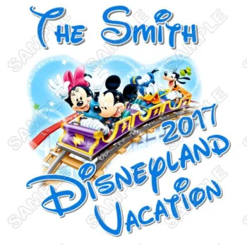 Disney World Vacation Pirate Custom Personalized  DTF Iron on Transfer - Ready to Press #43
