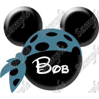 Disney World Vacation Pirate Custom Personalized  DTF Iron on Transfer - Ready to Press #45