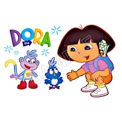 Dora DTF Iron on Transfer - Ready to Press #101