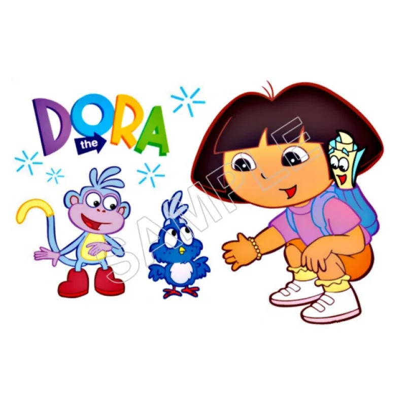 Dora DTF Iron on Transfer - Ready to Press #101 Dora DTF Iron on Transfer - Ready to Press #101