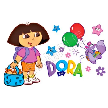Dora DTF Iron on Transfer - Ready to Press #102