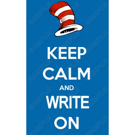 Dr. Seuss Read Across America keep calm and write on Shirt Iron on Transfer - Ready to Press #90 Dr. Seuss Read Across America keep calm and write on Shirt Iron on Transfer - Ready to Press #90