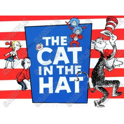 Dr.Seuss The Cat in the Hat DTF Iron on Transfer - Ready to Press #5 Dr.Seuss The Cat in the Hat DTF Iron on Transfer - Ready to Press #5