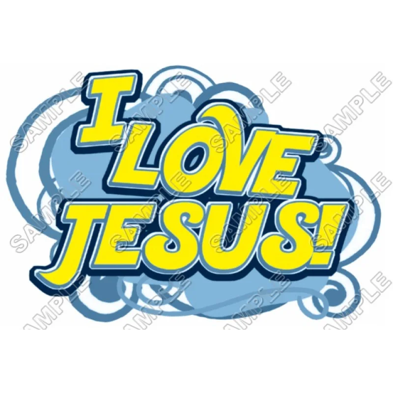 Easter I Love Jesus DTF Iron on Transfer - Ready to Press #1 Easter I Love Jesus DTF Iron on Transfer - Ready to Press #1