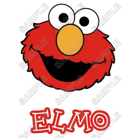 Elmo Sesame Street DTF Iron on Transfer - Ready to Press #8 Elmo Sesame Street DTF Iron on Transfer - Ready to Press #8