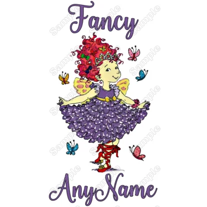 Fancy Nancy Personalized Custom DTF Iron on Transfer Fancy Nancy Personalized Custom DTF Iron on Transfer