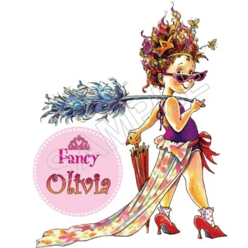 Fancy Nancy Personalized Custom DTF Iron on Transfer  - Ready to Press  #6