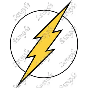 Flash Logo  DTF Iron on Transfer  - Ready to Press  #11