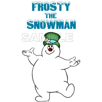 Frosty The Snowman  DTF Iron on Transfer - Ready to Press #3