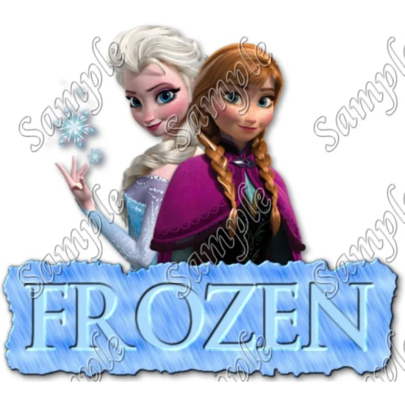 Frozen Anna Elsa DTF Iron on Transfer - Ready to Press #19 Frozen Anna Elsa DTF Iron on Transfer - Ready to Press #19