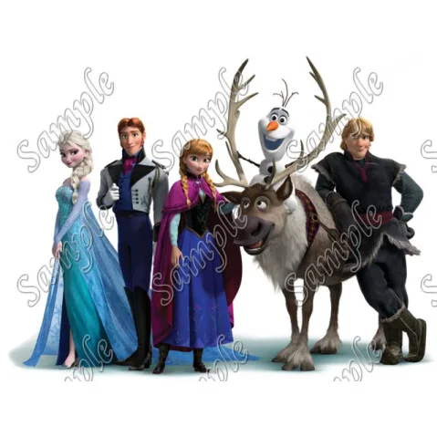 Frozen Anna Elsa Olaf DTF Iron on Transfer - Ready to Press #18 Frozen Anna Elsa Olaf DTF Iron on Transfer - Ready to Press #18