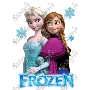 Frozen Elsa Anna DTF Iron on Transfer - Ready to Press #29