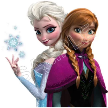 Frozen Elsa Anna DTF Iron on Transfer - Ready to Press #73
