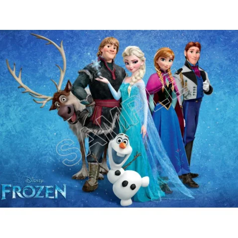 Frozen Elsa Anna Olaf DTF Iron on Transfer - Ready to Press #77 Frozen Elsa Anna Olaf DTF Iron on Transfer - Ready to Press #77
