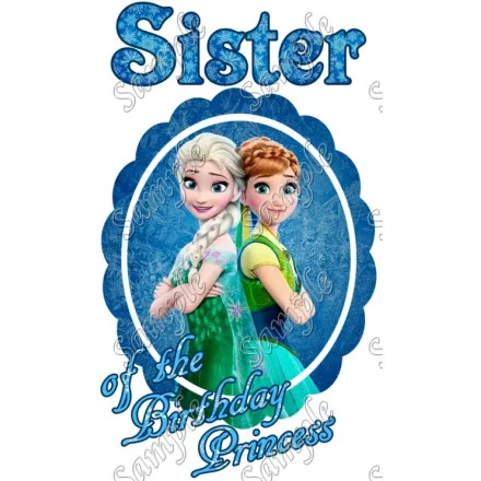 Frozen Fever Birthday Personalized Custom DTF Iron on Transfer - Ready to Press #1 Frozen Fever Birthday Personalized Custom DTF Iron on Transfer - Ready to Press #1