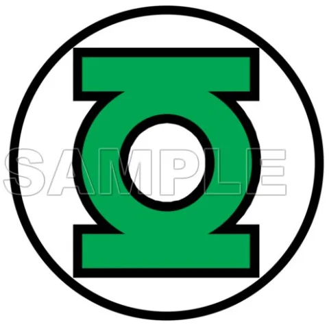 GREEN LANTERN LOGO DTF Iron on Transfer - Ready to Press #1 GREEN LANTERN LOGO DTF Iron on Transfer - Ready to Press #1