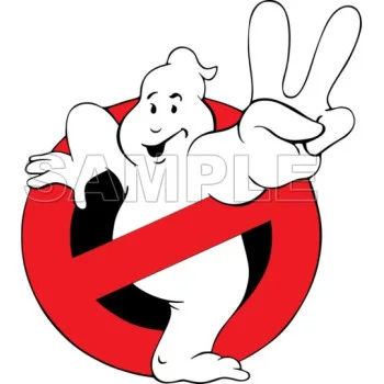 Ghostbusters  Logo  DTF Iron on Transfer - Ready to Press #1
