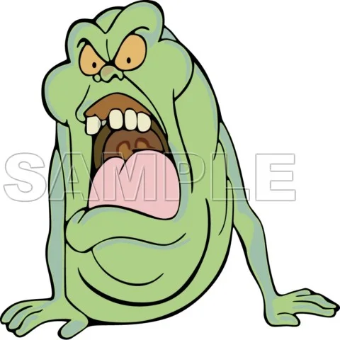 Ghostbusters Slimer DTF Iron on Transfer - Ready to Press #3 Ghostbusters Slimer DTF Iron on Transfer - Ready to Press #3