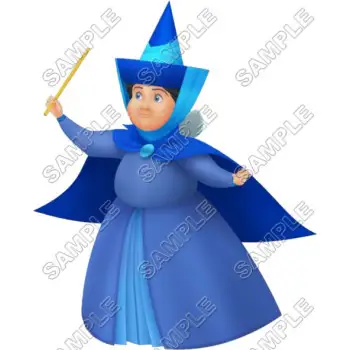 Good fairy godmother  Merryweather   DTF Iron on Transfer - Ready to Press #23