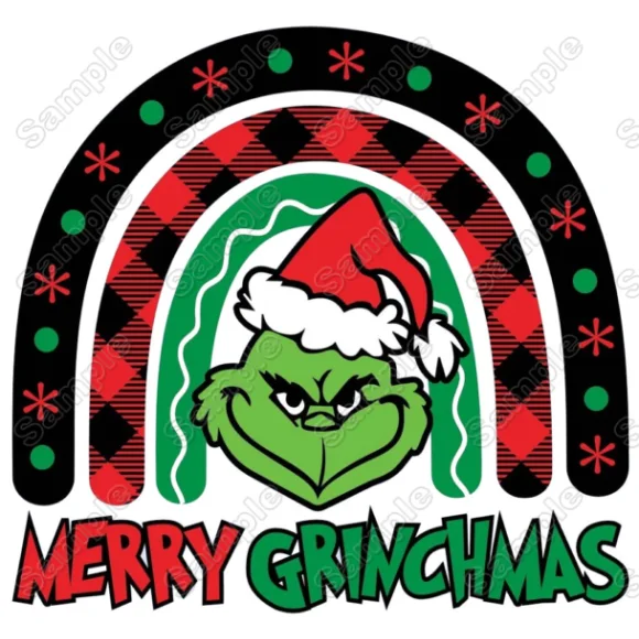 Grinchmas Christmas DTF Iron on Transfer - Ready to Press Grinchmas Christmas DTF Iron on Transfer - Ready to Press