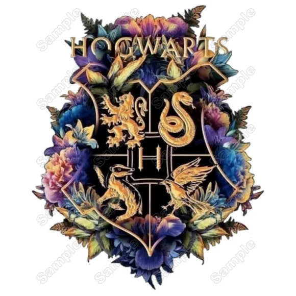 Harry Potter Hogwarts DTF Iron on Transfer - Ready to Press Harry Potter Hogwarts DTF Iron on Transfer - Ready to Press