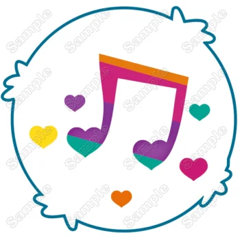 Heartsong  Care Bear  Symbol  DTF Iron on  Transfer - Ready to Press