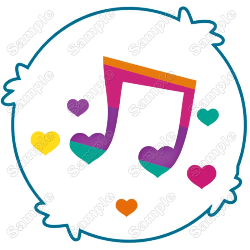 Heartsong Care Bear Symbol DTF Iron on Transfer - Ready to Press Heartsong Care Bear Symbol DTF Iron on Transfer - Ready to Press