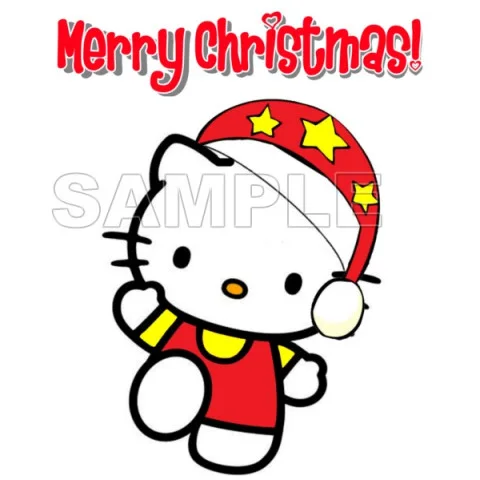 Hello Kitty Christmas DTF Iron on Transfer - Ready to Press #31 Hello Kitty Christmas DTF Iron on Transfer - Ready to Press #31