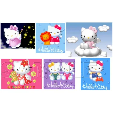 Hello Kitty DTF Iron on Transfer - Ready to Press #7 Hello Kitty DTF Iron on Transfer - Ready to Press #7