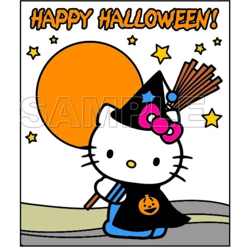 Hello Kitty Halloween DTF Iron on Transfer - Ready to Press #1 Hello Kitty Halloween DTF Iron on Transfer - Ready to Press #1