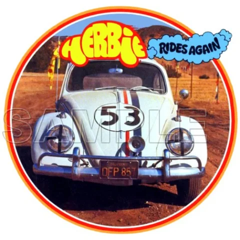 Herbie Fully Loaded  DTF Iron on Transfer  - Ready to Press  #2