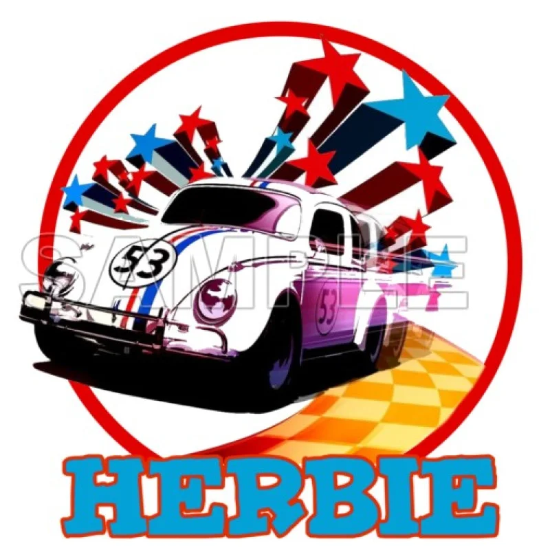 Herbie Fully Loaded DTF Iron on Transfer - Ready to Press #3 Herbie Fully Loaded DTF Iron on Transfer - Ready to Press #3