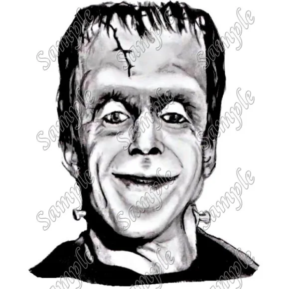 Herman Munster  DTF Iron on  Transfer - Ready to Press #1