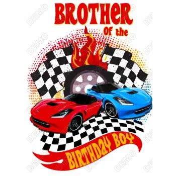 Hot Wheels Family Member  Custom Personalized DTF Iron on Transfer 