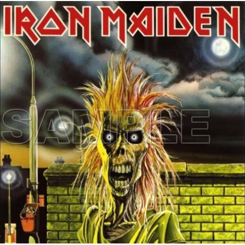 Iron Maiden DTF Iron on Transfer - Ready to Press #2 Iron Maiden DTF Iron on Transfer - Ready to Press #2