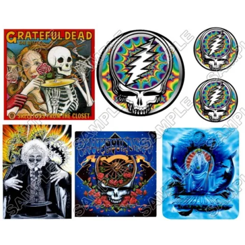 Jerry Garcia Grateful Dead DTF Iron on Transfer - Ready to Press #1 Jerry Garcia Grateful Dead DTF Iron on Transfer - Ready to Press #1